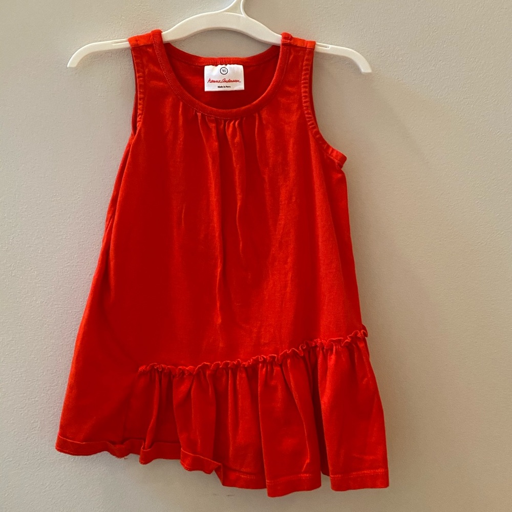 Girls 3t Hanna Anderson red dress